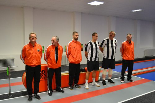 Družstvo Galanty, ktoré nastúpilo proti Sučanom A, zľava: Butko, 12-ga