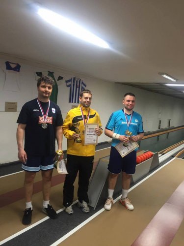 Najlepší kolkári na majstrovstvách Slovenska zľava 2.Foltín, 1.Jasenský, 3. 22-2016-m-sr-muzi-2016