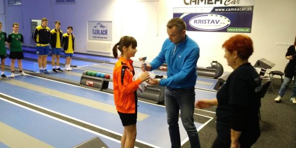 V.Beskidova prebera diplom za 3.miesto